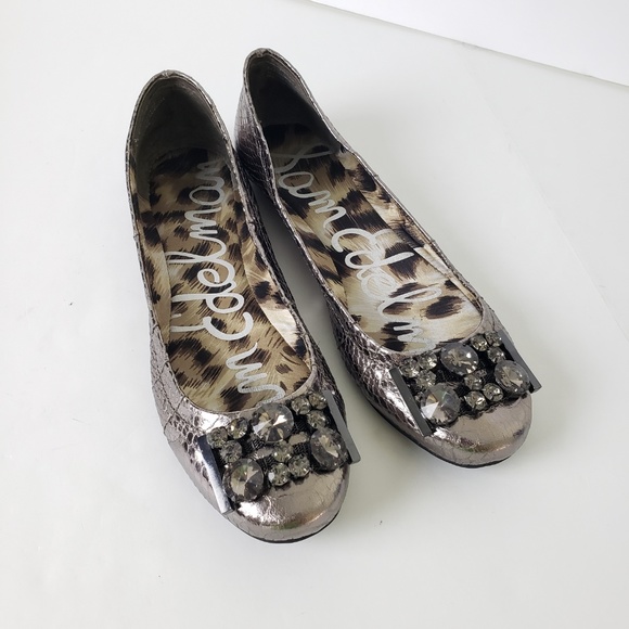sam edelman metallic flats